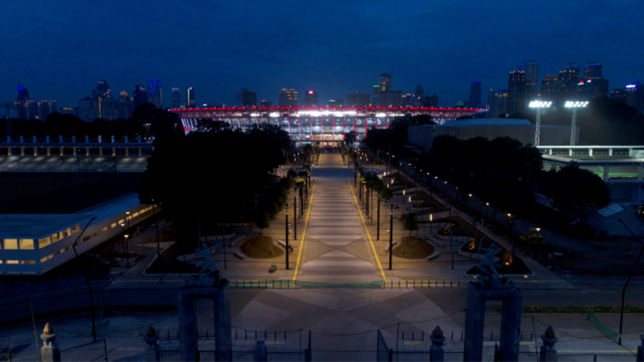 Main Plaza Corridor Gelora Bung Karno Jakarta 1